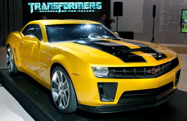 Chevy Camaro for powerful cars from movies