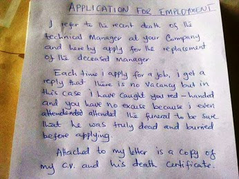 Cool Stuff You Can Use How This Job Applicant Confirmed A Job Vacancy