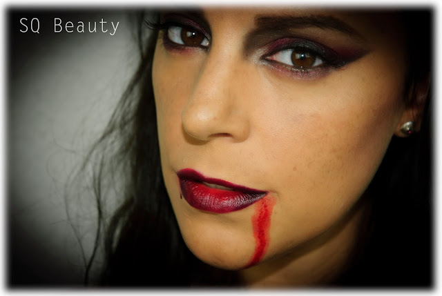 Maquillaje Halloween Vampiresa Sexy Silvia Quiros vampire