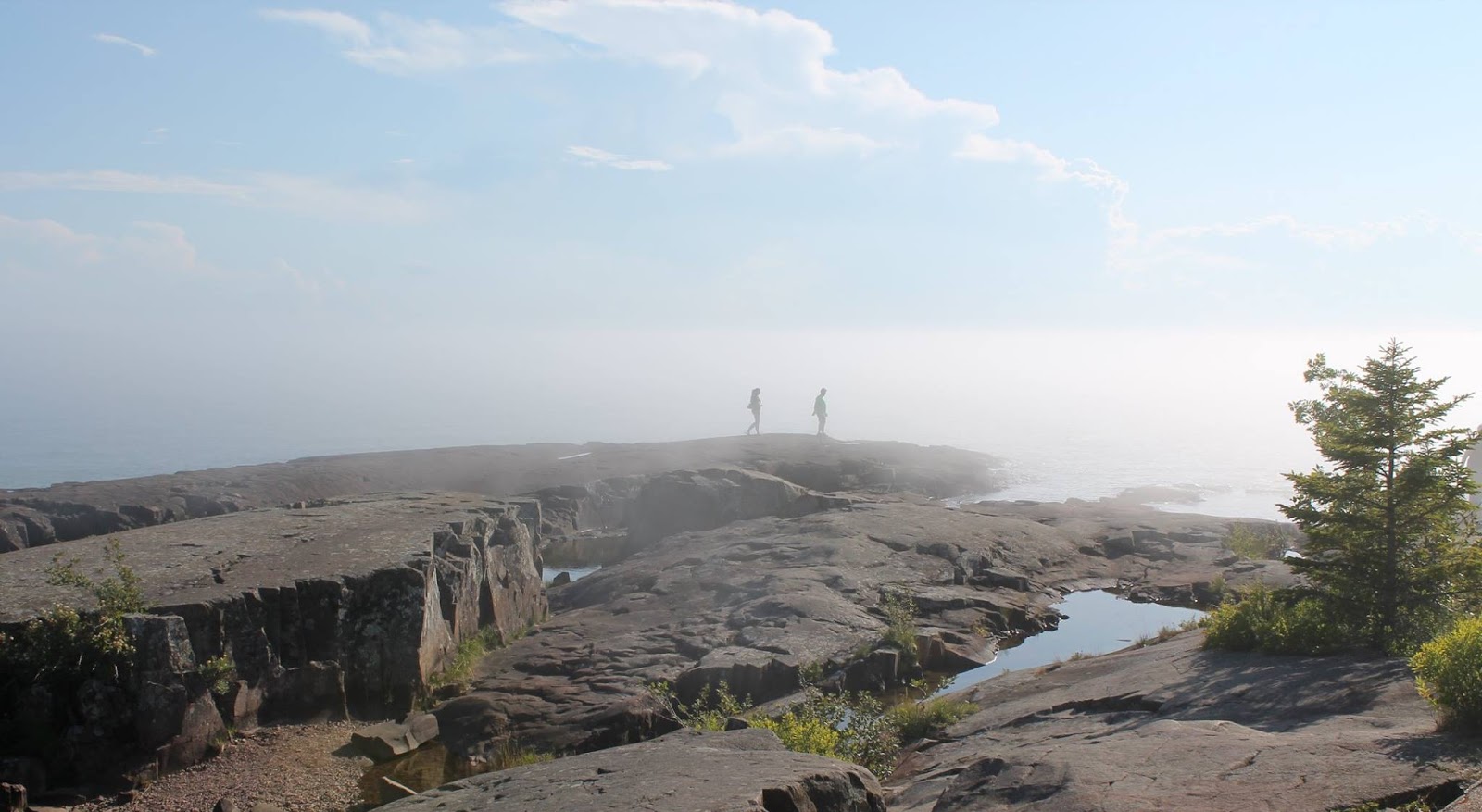 Likeness in a Change of Scenery Harborside at Grand Marais on Lake