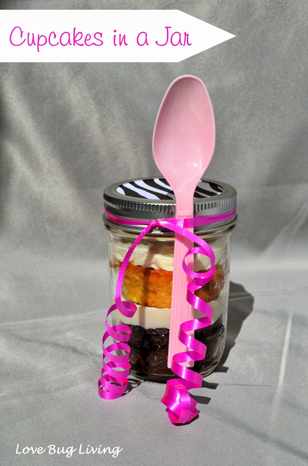Love Bug Living Cupcakes in a Jar & Buttercream Frosting