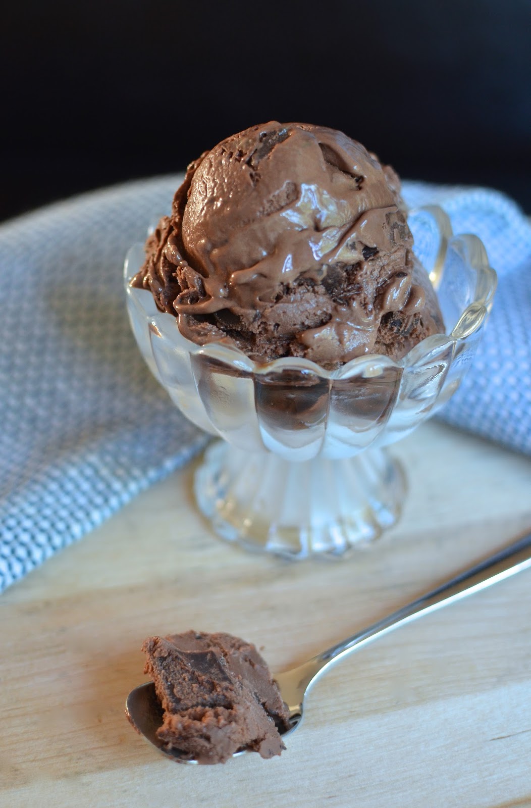 Playing with Flour Chocolate fudge brownie ice cream
