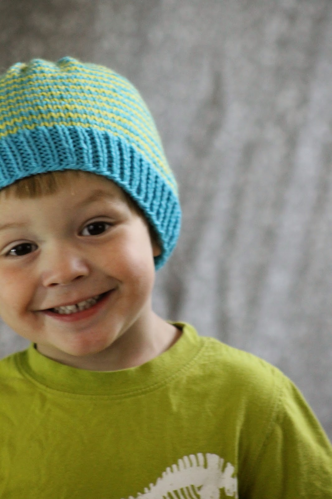 Child's Self-Striping Hat