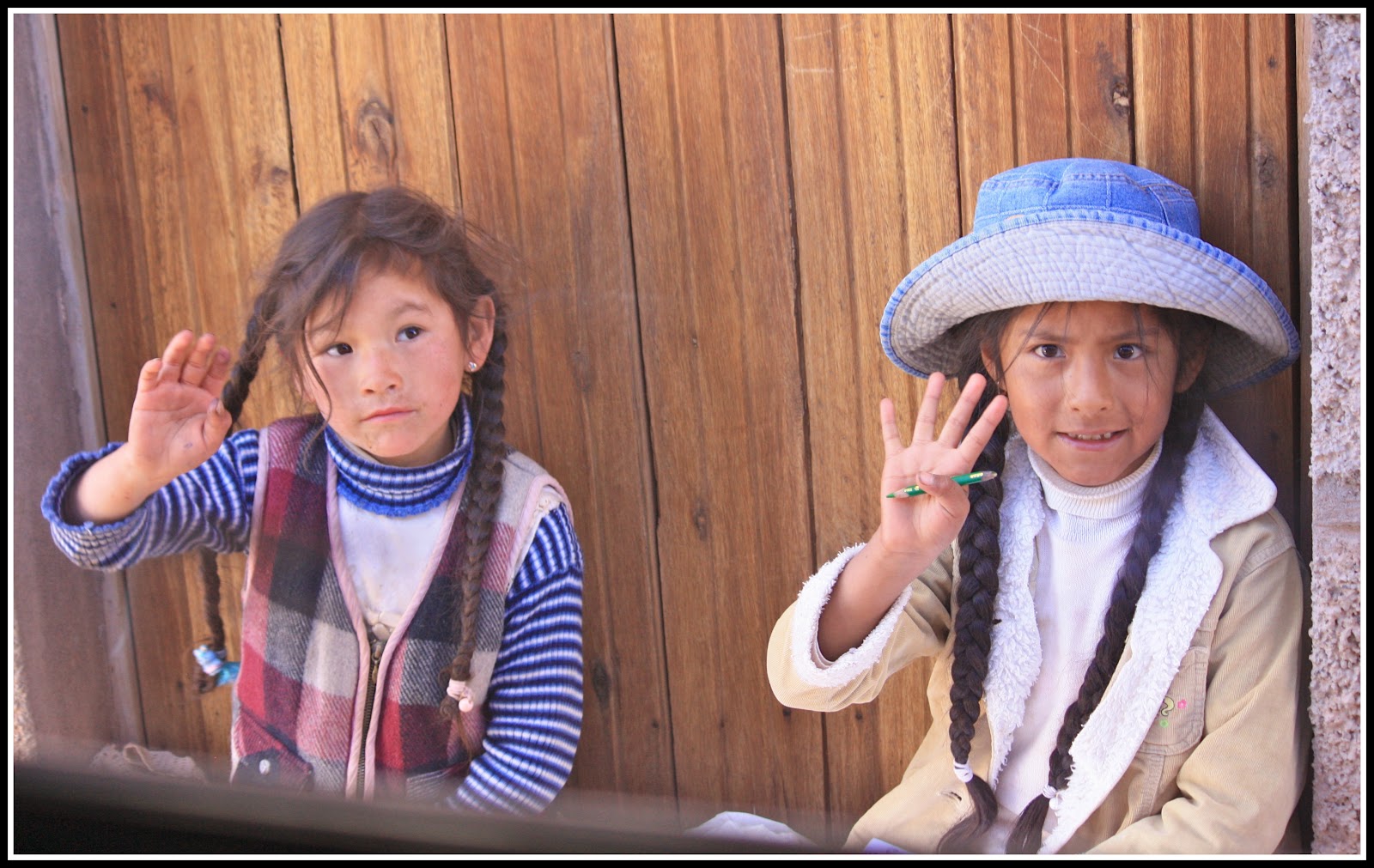 Peru kid doing homework image