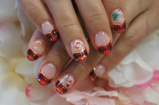 大垣市 ネイルサロンnana 低料金設定のお店ブログ ママ友クリスマスネイル