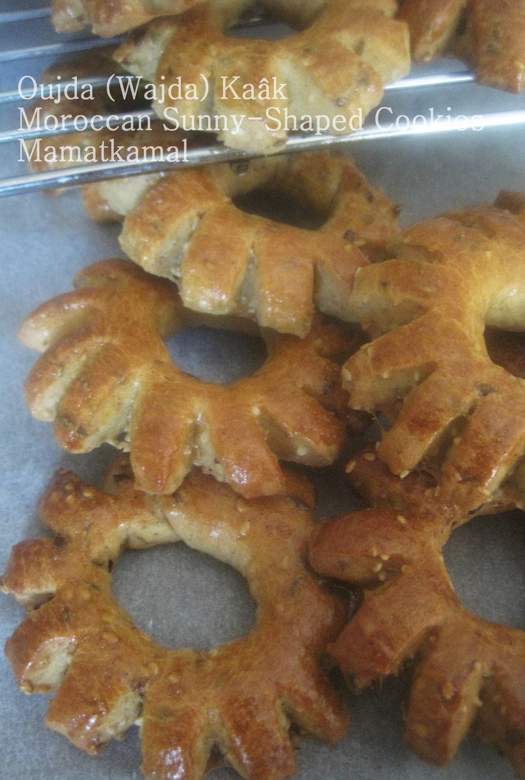 Moroccan Cuisine Marocaine كعك وجدي/كعك وجدة/Kaâk Wajdy (Oujda ou