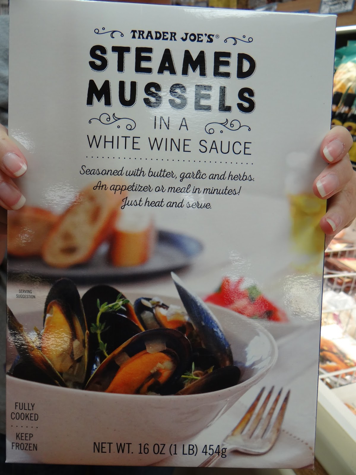 Trader Joe's 365 Day 238 Steamed Mussels in White Wine Sauce
