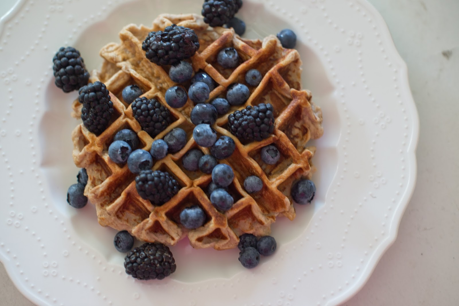Domestic Fashionista Protein Powder Waffles