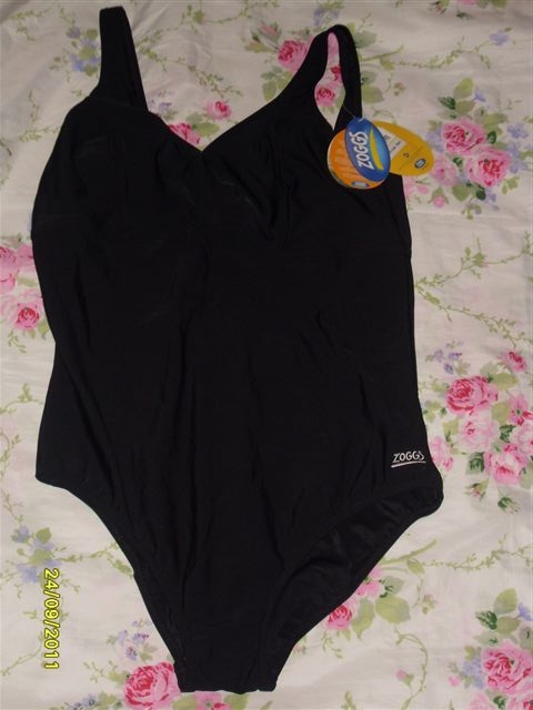 zoggs clipback swimsuit
