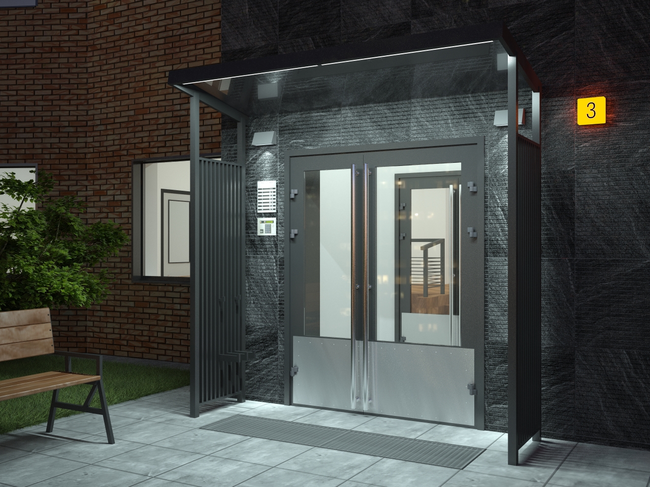 Входные лестницы из металла на заказ