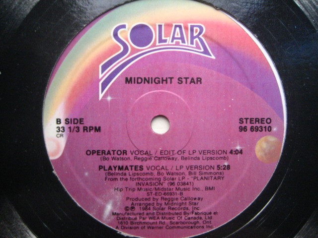 Dj Relly Rels Midnight Star Playmates 1983