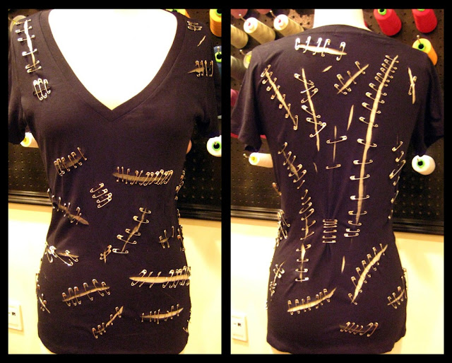 SWFDS [DIY Tutorial] Safety Pin Shirt