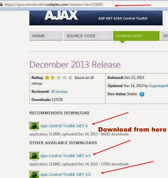 Ajax Toolkit Pie Chart