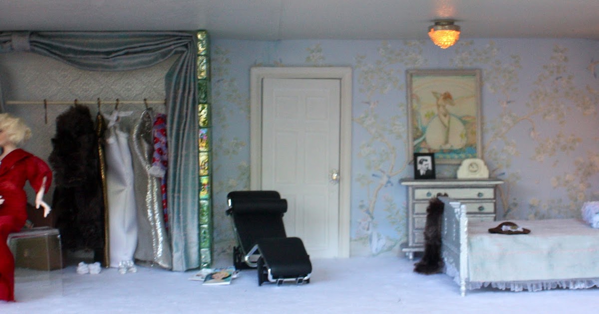 Diary of a Dollhouse 1930s Glam Townhouse Bedroom...