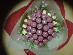 Jambangan Bunga Coklat