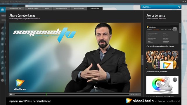 Curso Video2Brain: Especial WordPress: Personalización Curso Video2Brain: Especial WordPress: Personalización