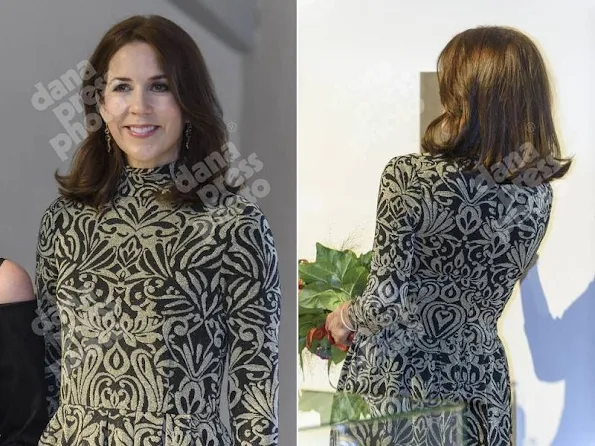 Crown Princess Mary of Denmark attends the "St. Loye Prize 2015" ceremony at Round Tower 