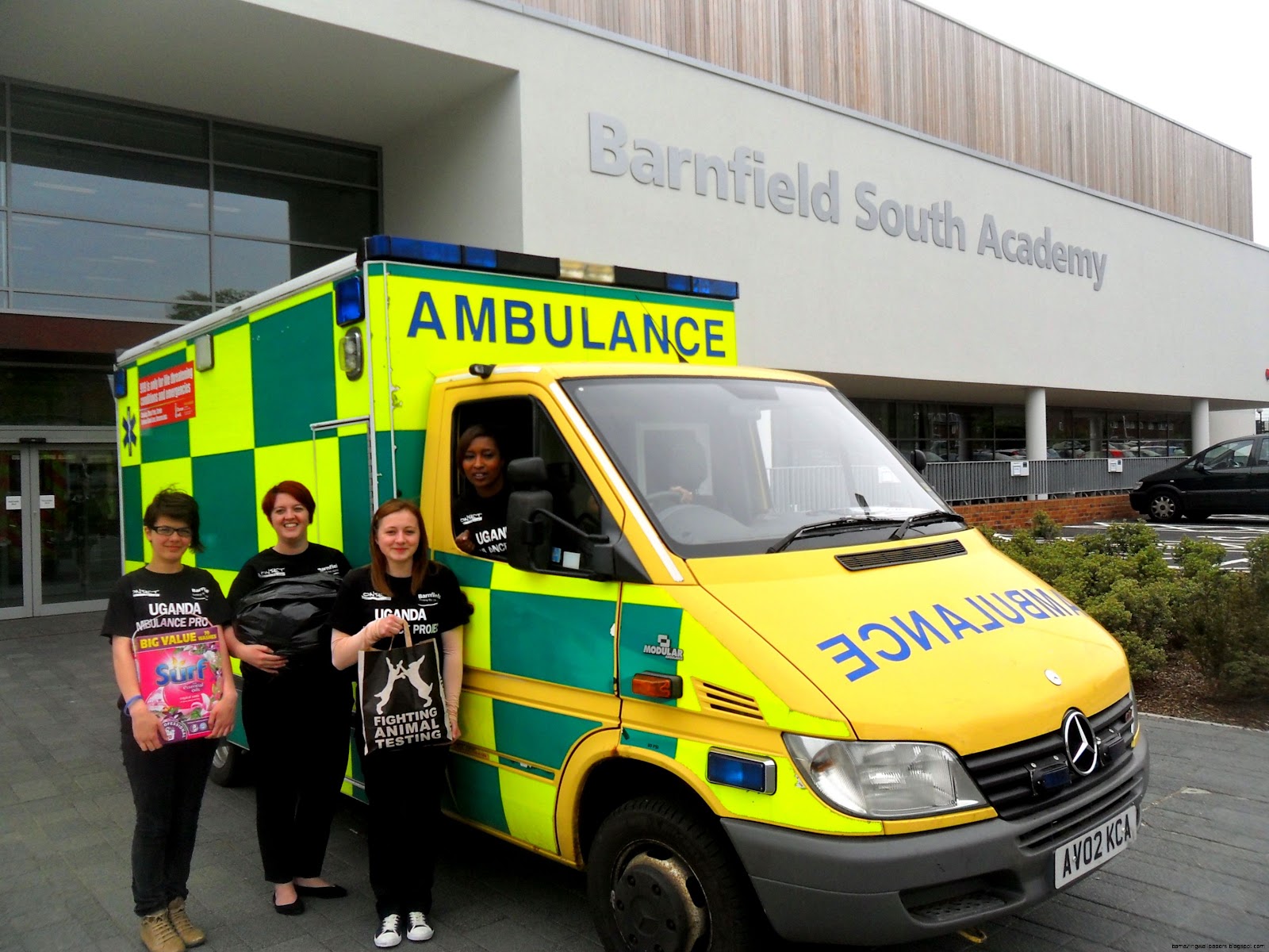 Ambulance with Flashing Lights Ambulance with Flashing Lights