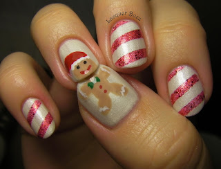 Christmas nails ideas, beautyfoodlife.blogspot.com