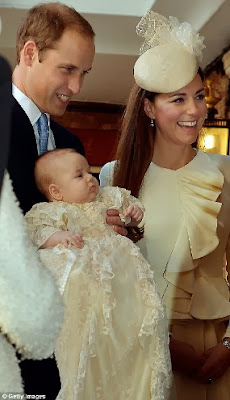 Photos From The Christening Of Prince William & Kate's Son, Prince George