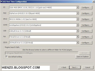 First Time Configuration PCSX2 First Time Configuration PCSX2