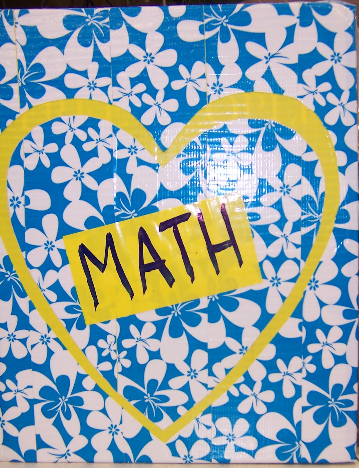 Ideas and Inspirations Duct Tape Book Cover