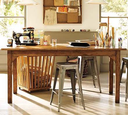table desk office project kiera narrow minimalist decorating idea