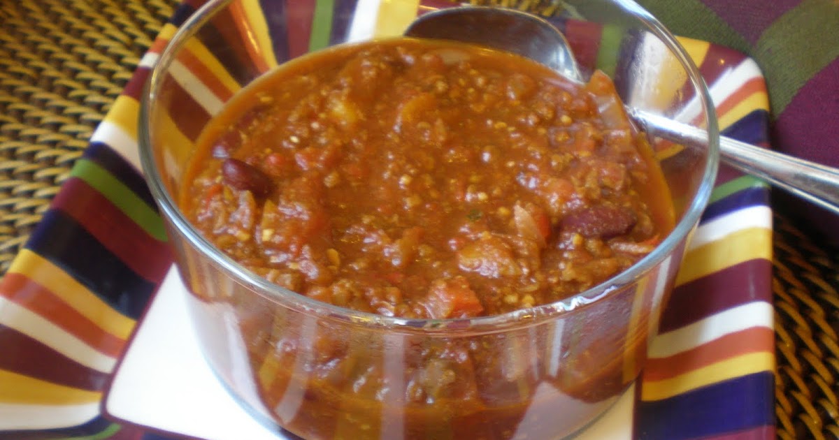 Crockpot Wednesday Tempeh Chili Munchie Musings