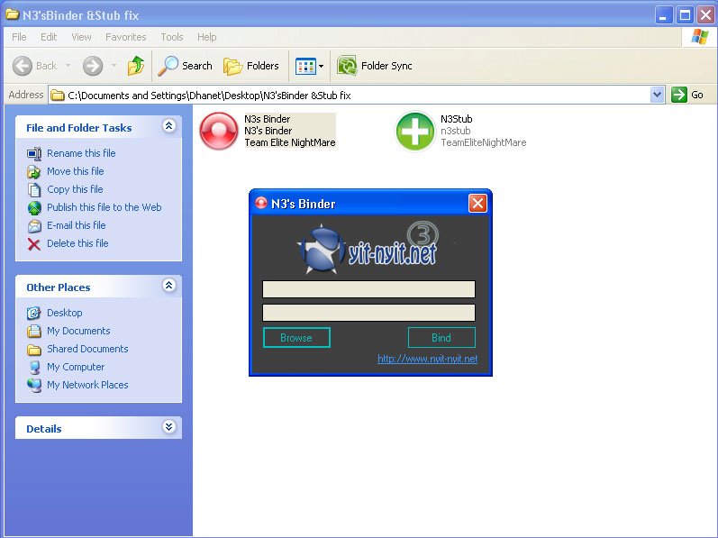 N3 Exe Binder ( EXE JOINER ) Software Untuk Menggabungkan 2 File Exe