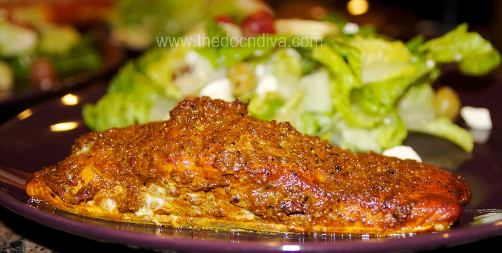 Roasted Salmon with Indian Spices A step by step Recipe thedocndiva