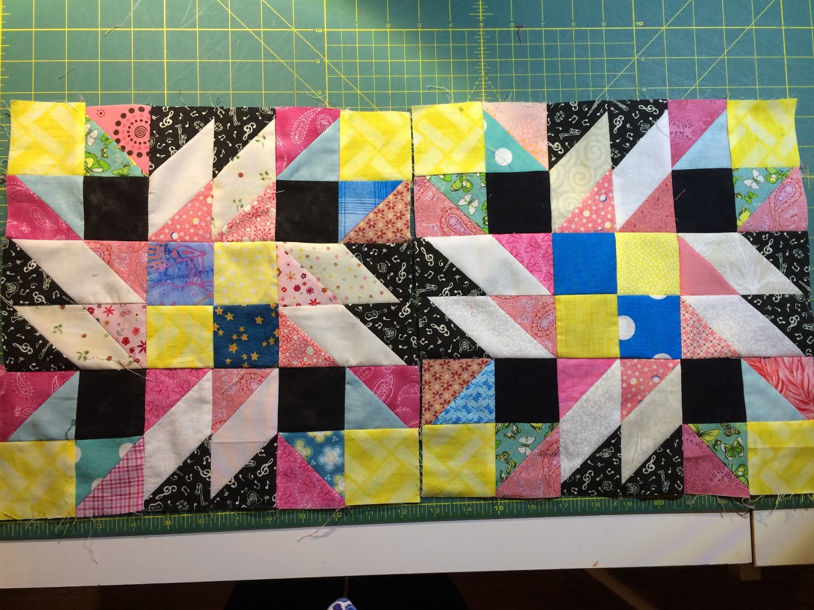 bonnie hunter quilts mystery quilt debby brown blocks put did why down go two