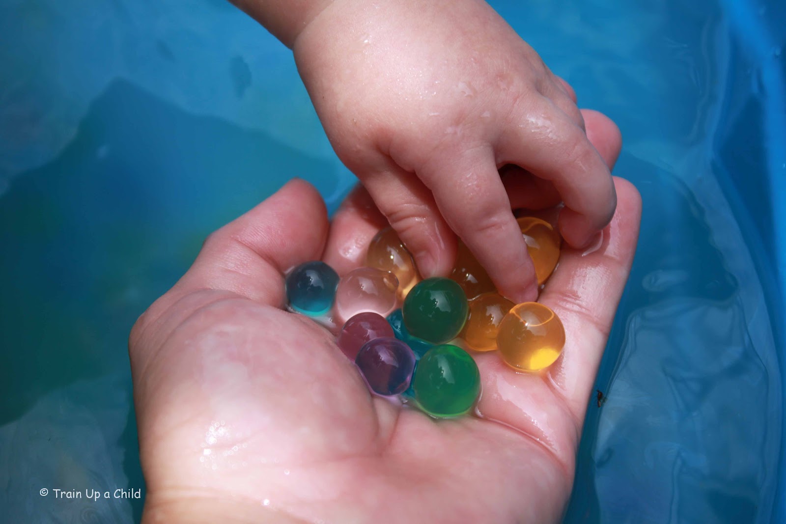 Water Beads and Pool Play for Babies Learn Play Imagine