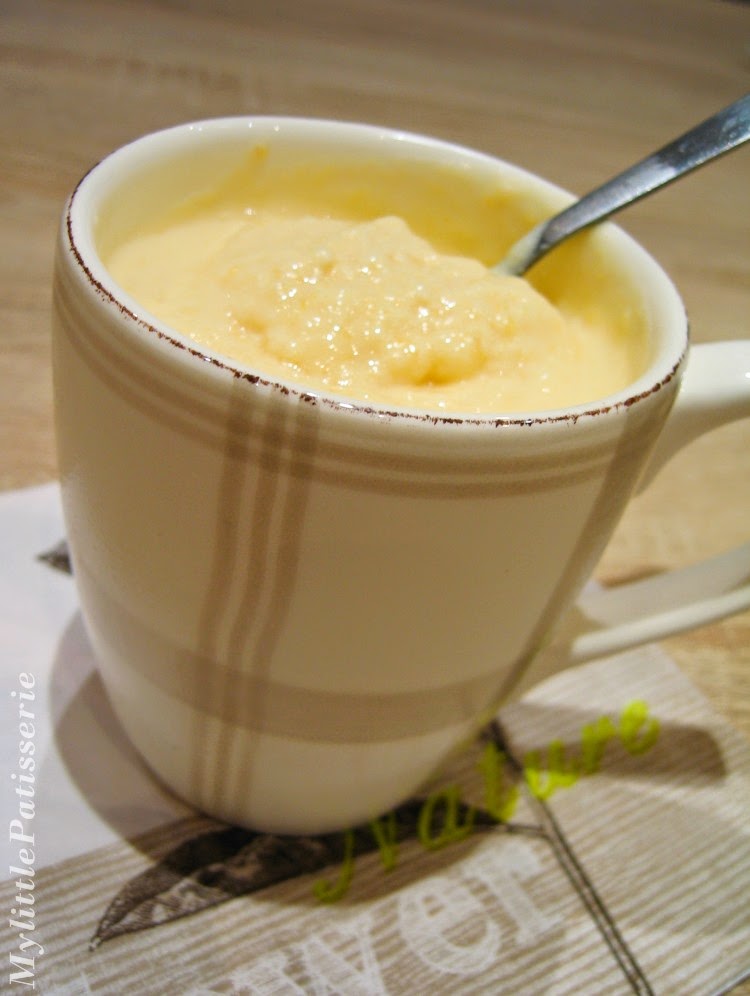 MylittlePatisserie Peach Ricotta Frozen Yogurt