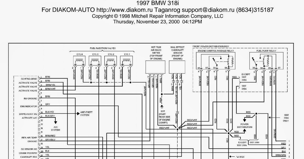 Wiring Diagrams and Free Manual Ebooks: 1997 BMW 318i 1.9L Engine