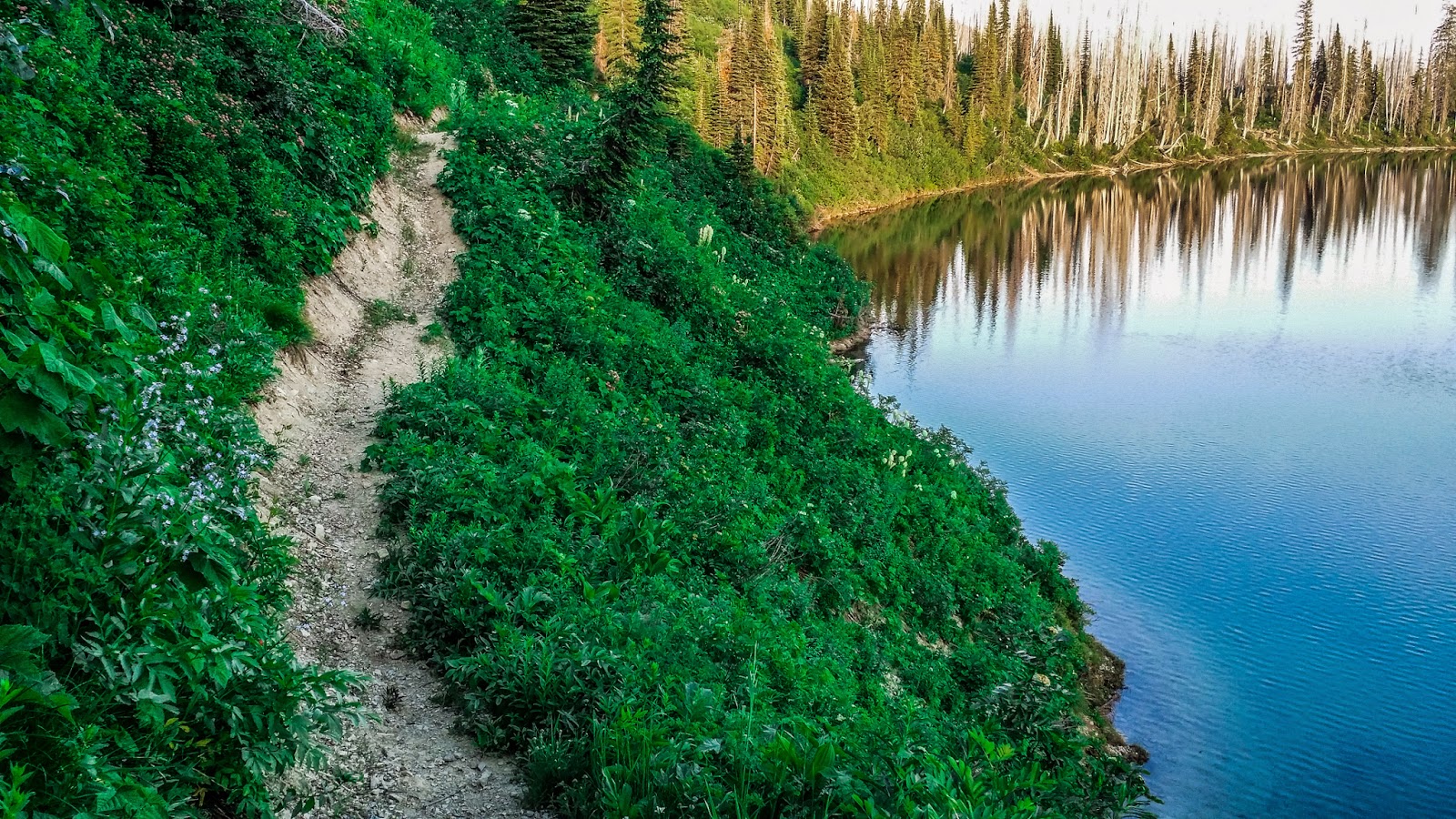 Hiking for Living Clayton Lake Fishing!