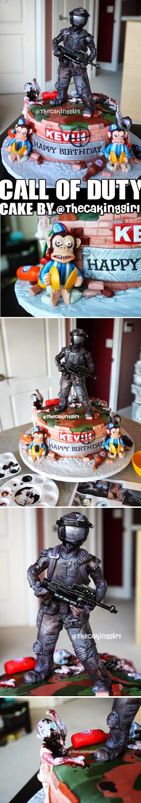 Thecakinggirl Call Of Duty Cake