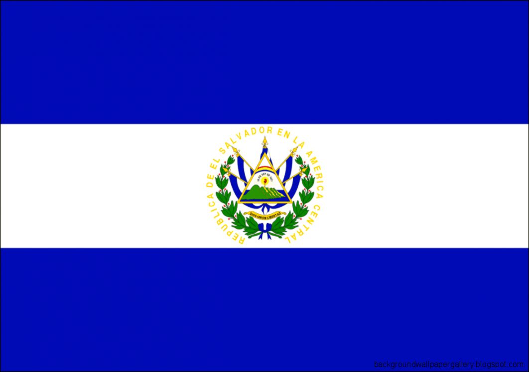 El Salvador Countries Flag Wallpaper