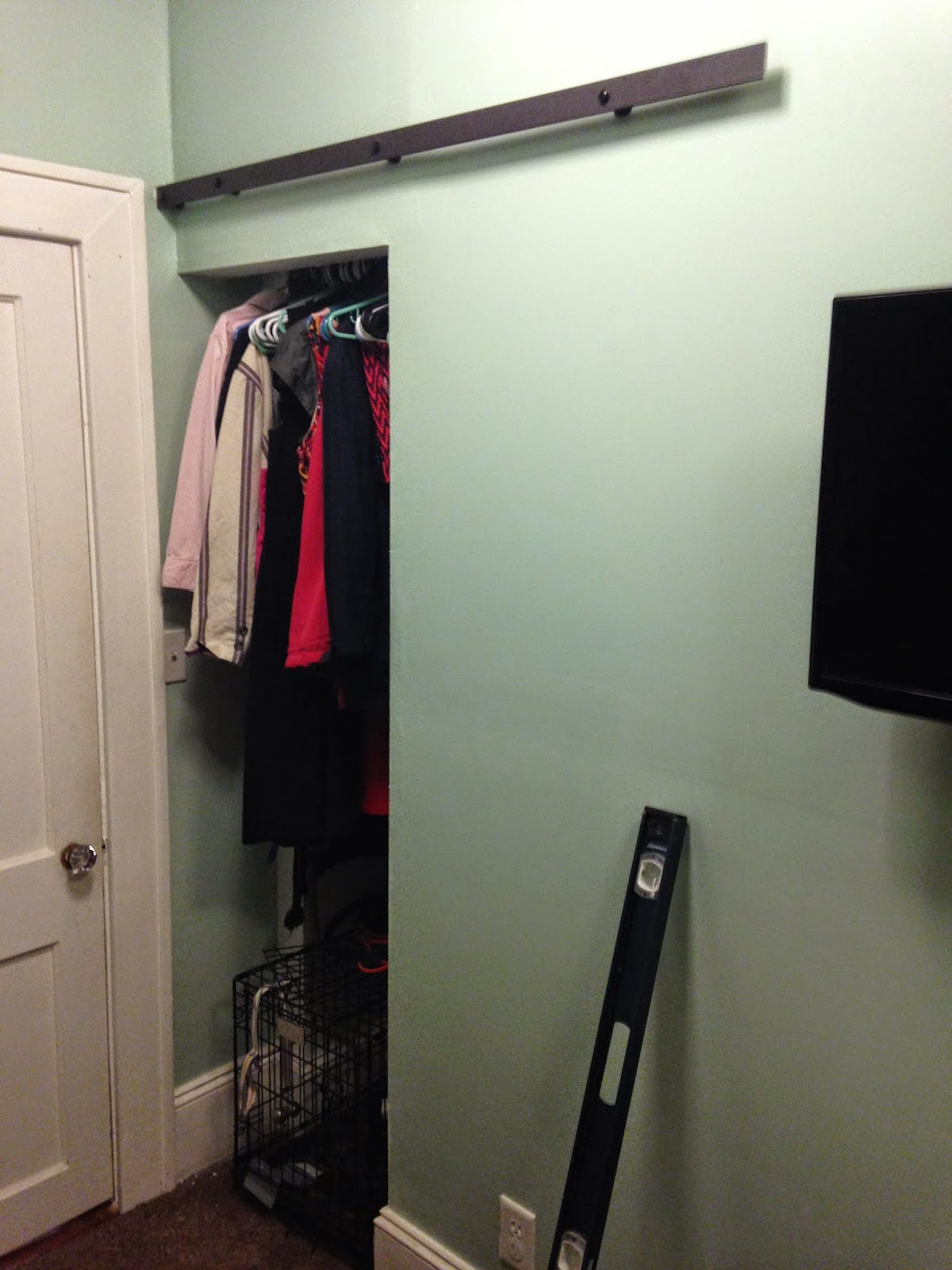 Ck And Nate Header Closet Barn Door