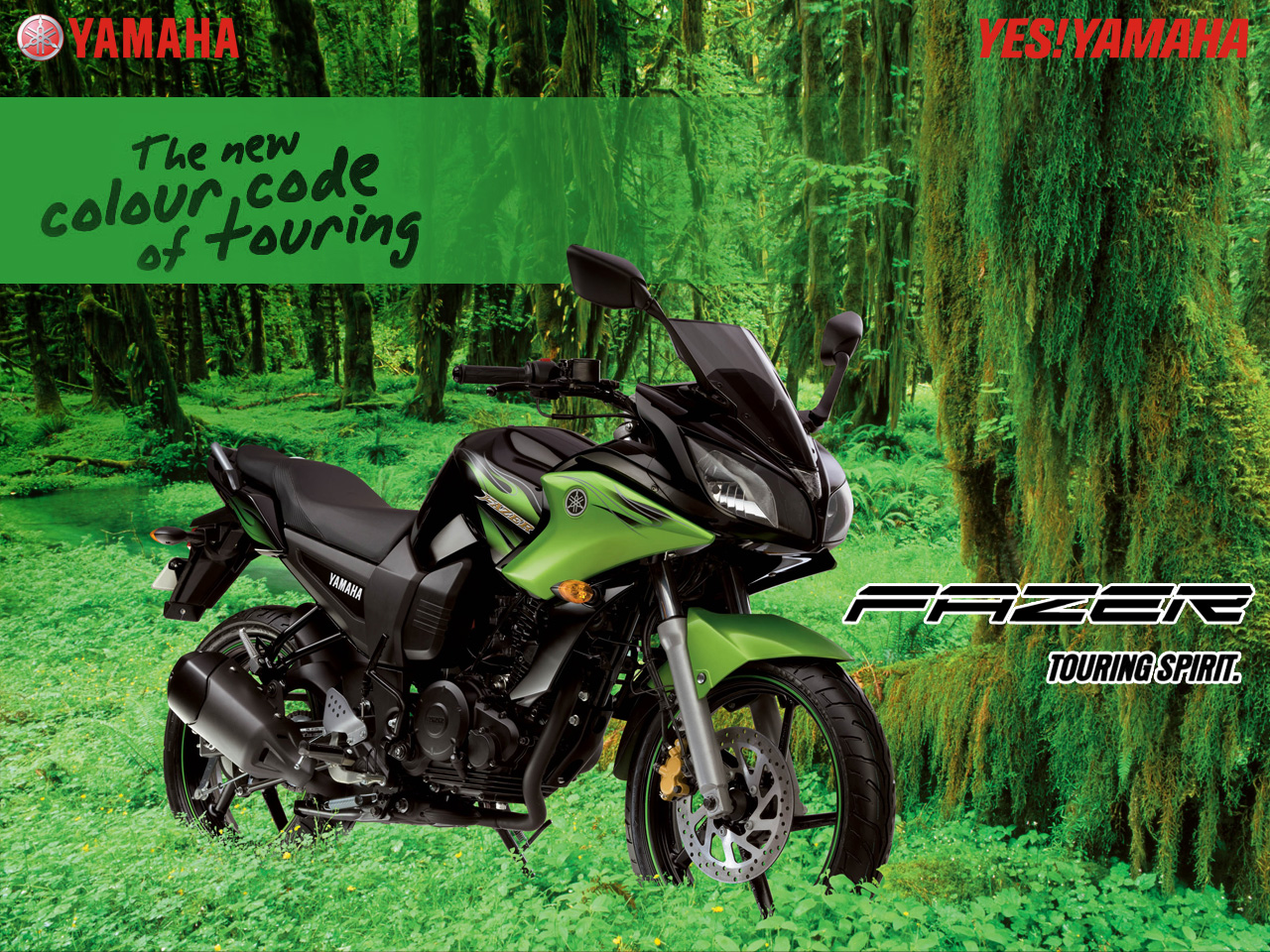 Yamaha Fazer Green