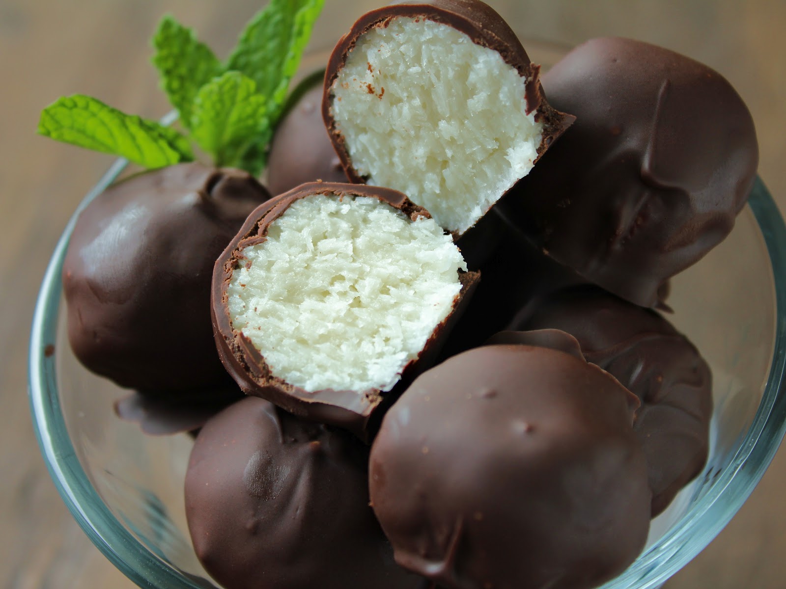 Dark Chocolate Coconut Truffles Delicious as it Looks