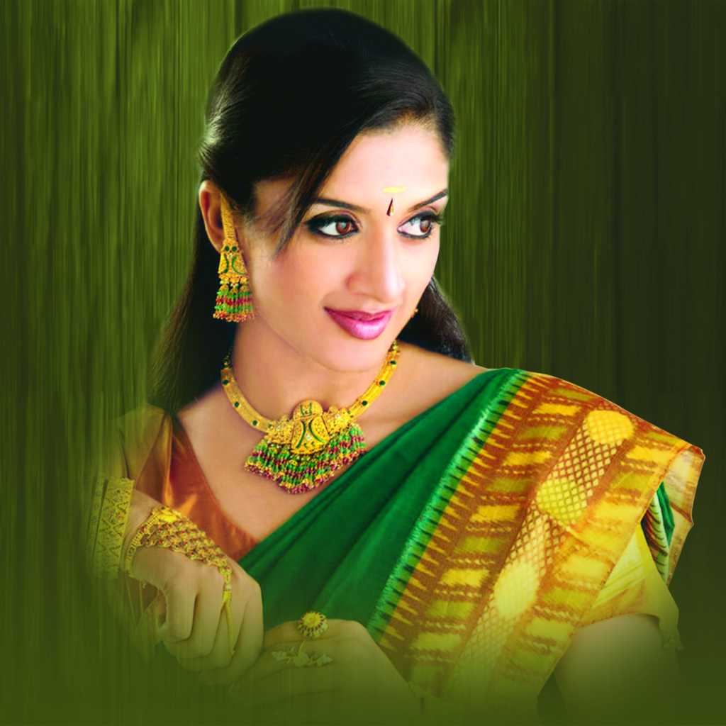 SONI ARTS Indian MODELS with gold ornaments