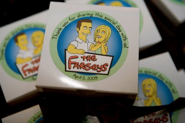 Boda estilo simpsons 1