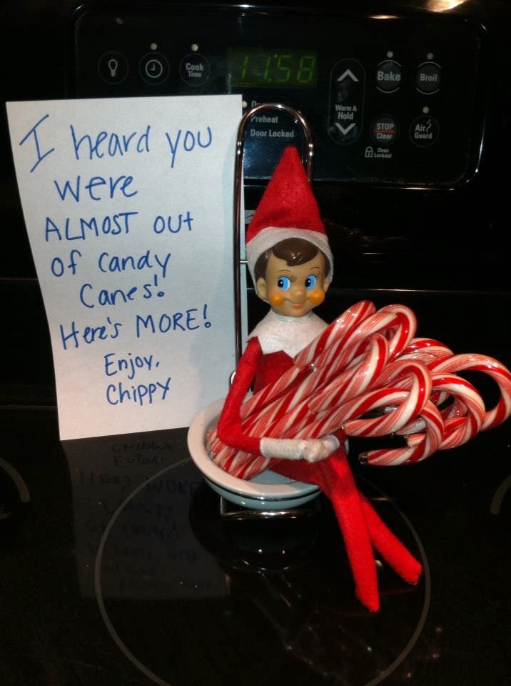 Chippy our Elf on the Shelf