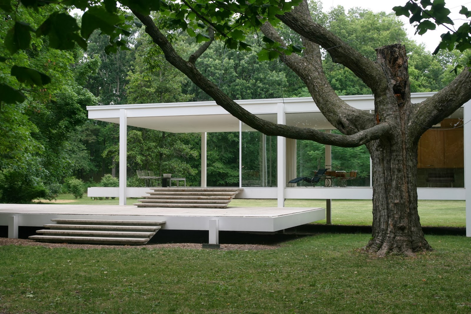 Ad Classics The Farnsworth House Mies Van Der Rohe Archdaily
