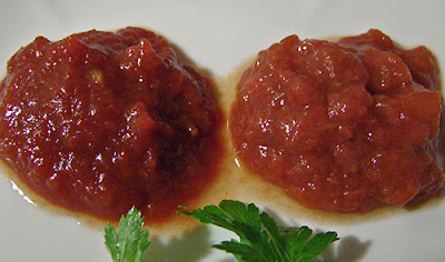 Comparison in color of Catsup made with Different Tomatoes