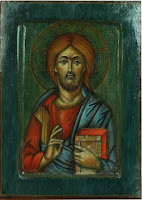 icon of Christ Pantocrator Russian style