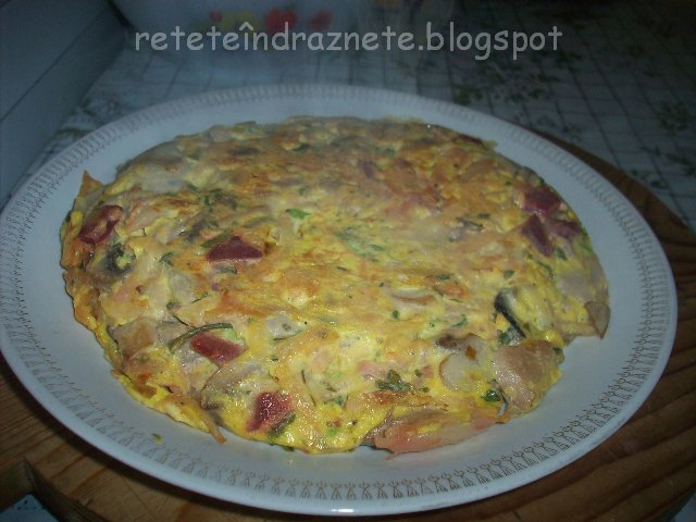 Frittata cu ciuperci