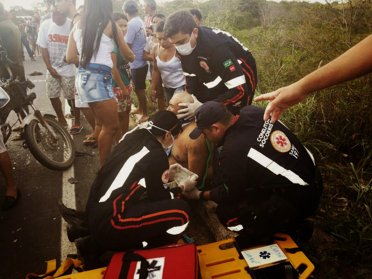 Mulher tem crânio esfacelado em grave acidente registrado neste domingo (21) na BR 104 Sentido Cuité/Nova Floresta