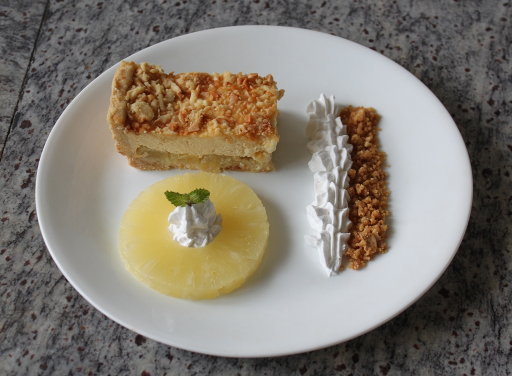 Say cheese Pineapple and Ricotta Pie