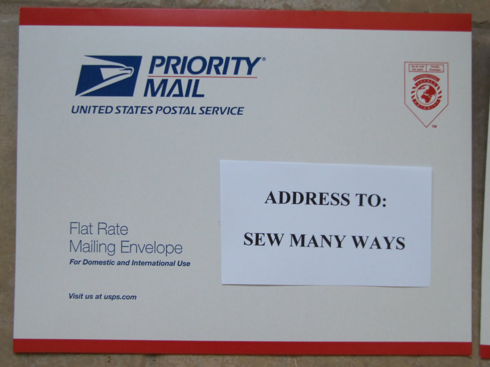 Sew Many Ways... How To A Mail Package For A Fabric Swap...